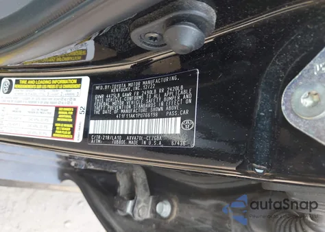 2023 Toyota Camry Xle из США, поврежденный, VIN 4T1F11AK1PU766198